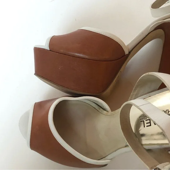 Michael Kors Platform Ankle Strap Stiletto leather Sandals | 7.5 - Picture 11 of 17